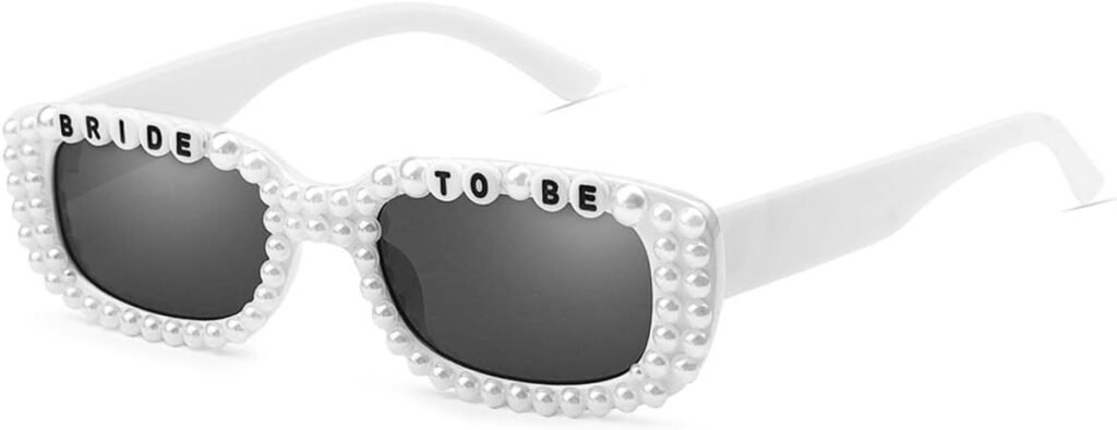 Bride Sunglasses, Bride To Be Vintage Small Square Style, Bachelorette Party Accessories, Bridal Shower Gift