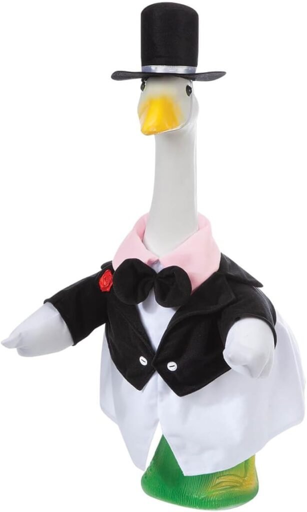 Groom Goose Outfit, Fits Large 23" H Statue