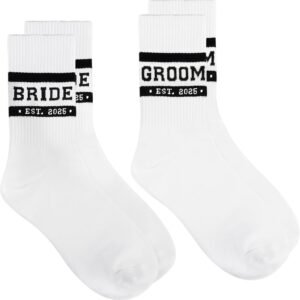 Bride Socks White Bachelorette Gifts for Bride To Be Gifts Wedding Day Mrs Sock Bridal Shower Party Favor