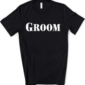 Blue Sand Textiles Groom Shirt. Bachelor Party Shirts for Men. Matching Bride and Groom's Tshirts for Couples.