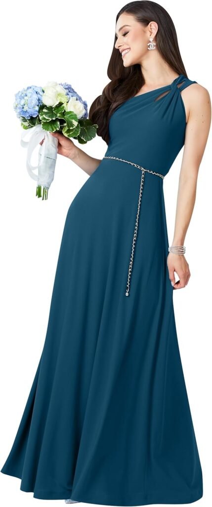 KOH KOH Womens 2025 Long Bridesmaid Cocktail Evening Sleeveless Maxi Dress Gown