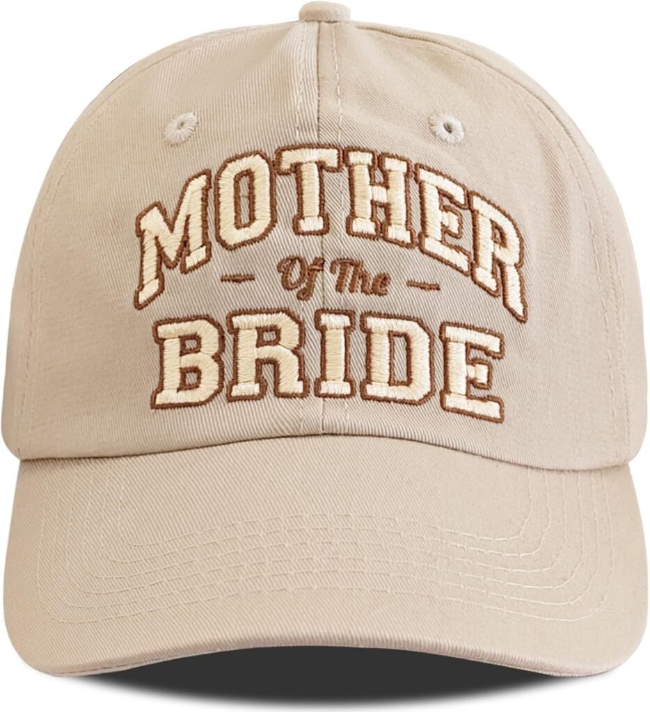 Bridal Shower Gifts for Bride Mother and Father, Adjustable Bride Hat for Wedding Engagement Bachelorette Party