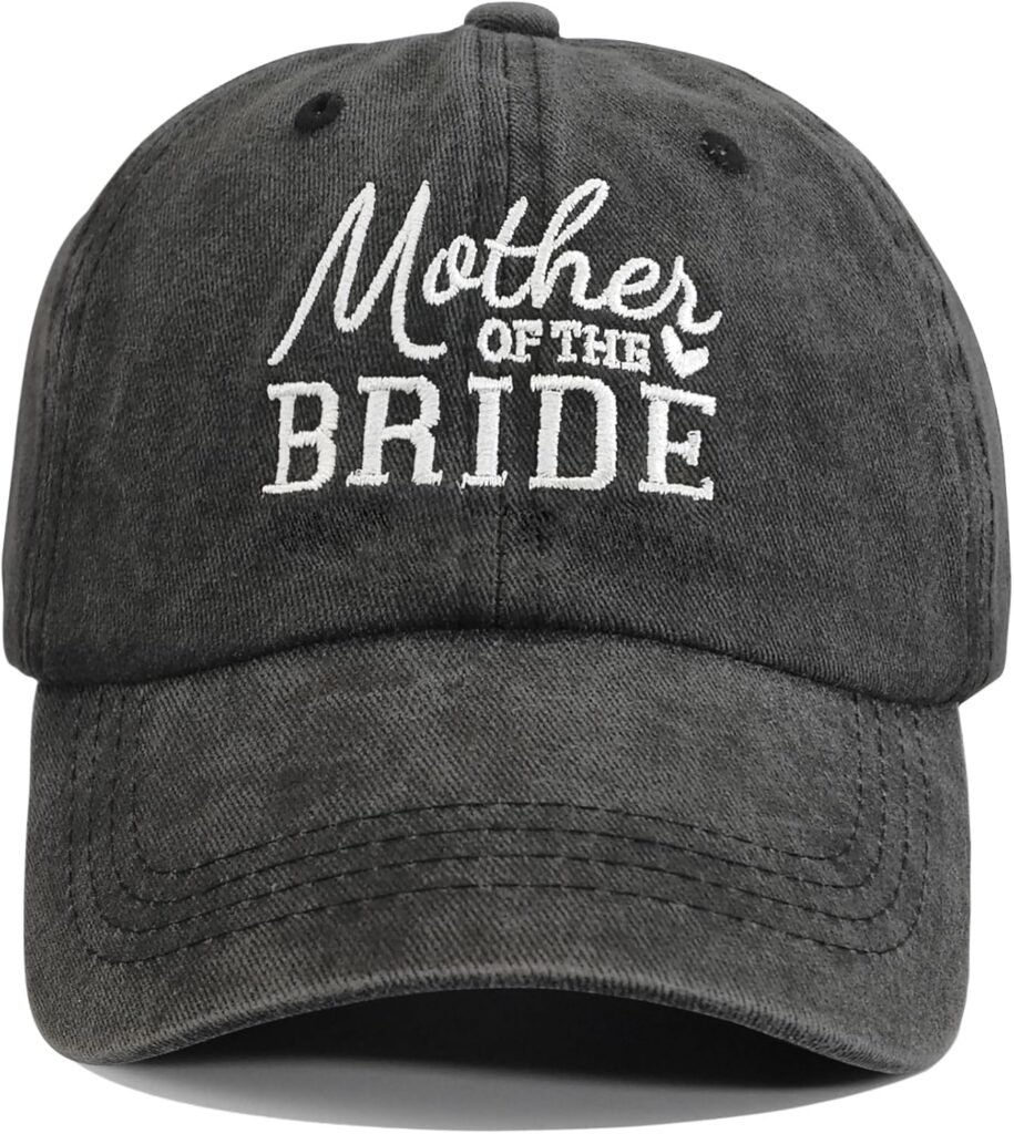 Mr and Mrs Hat, Wedding Gifts for Bridal Shower Bachelorette Party Engagement Honeymoon, Adjustable Hat for Couples