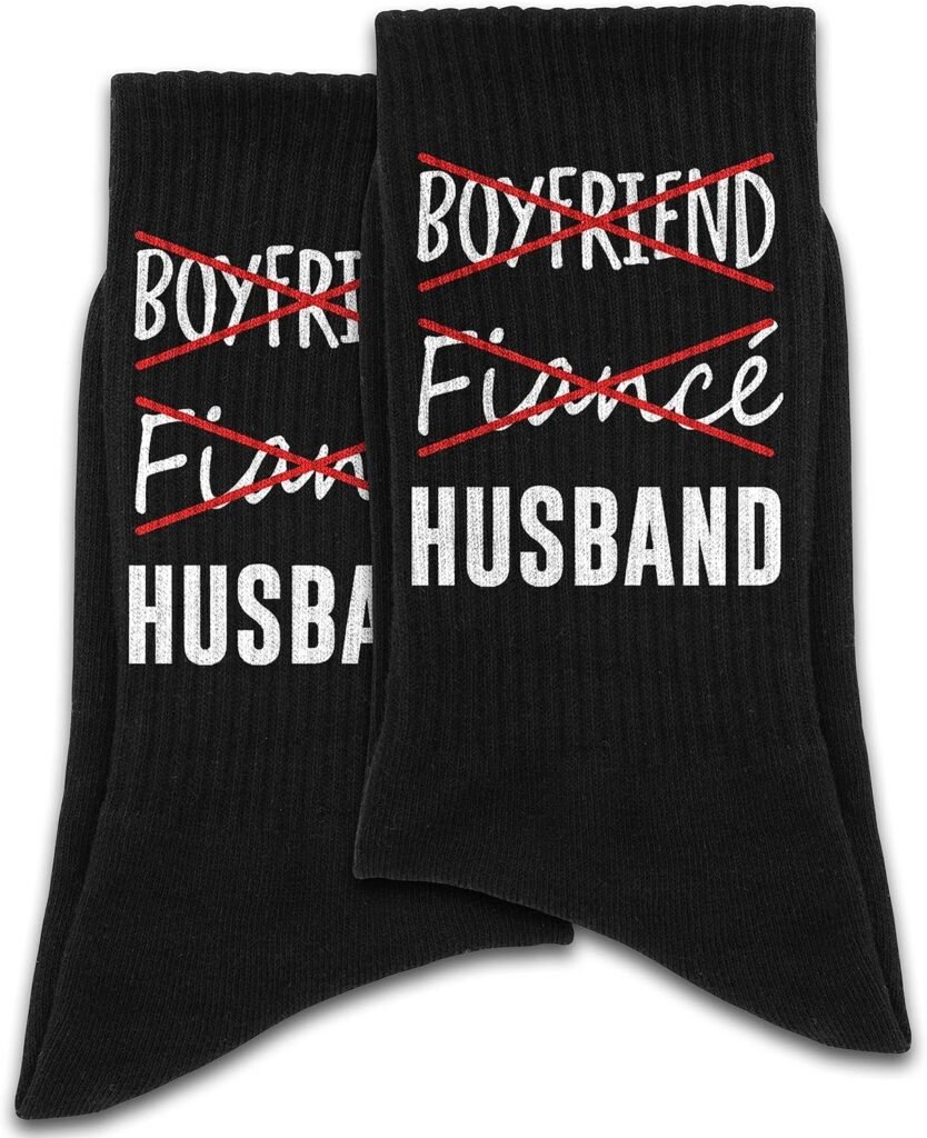 Not Boyfriend Socks, Wedding Gift, Gift For Fiance - Fiance Socks