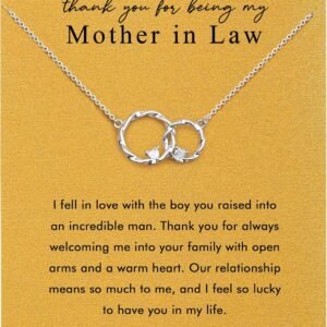 Birthday Gifts for Mom, Grandma, Best Friend, Sister, Aunt, NANA, Thank You Gifts Relationship Necklace for Women in Christmas Mother's Day